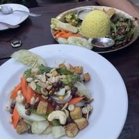 vegan protein salad and buddha bowl  at Rest Point Cafe in Pokhara