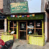Front  at Rest Point Cafe in Pokhara