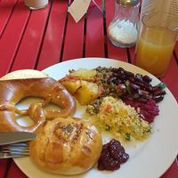 yummy brunch at Cafe Babel at Café Babel in Stuttgart