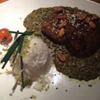 Thai Curry (14,90€) - vegan option includes two quinoa patties instead of chicken  at Metzgerei in Stuttgart