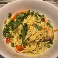 Big cold noodle bowls  at Pom Pom's Teahouse in Orlando