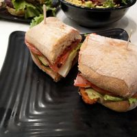 Smoked Maple tempeh sandwich at Copper Branch in Markham
