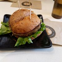 Black bean burger at Copper Branch in Markham
