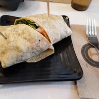 Unity falafel wrap at Copper Branch in Markham