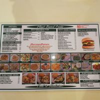Seperate menu on the back at Persian Palate - Mango Square in Cebu
