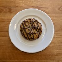 Vegan toffee and pecan cookie at Costa Coffee in Lancaster