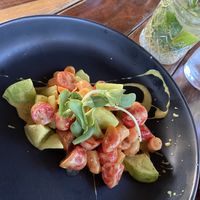 Heirloom Tomato salad  at Humo in Tulum