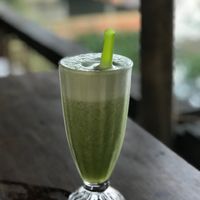 Pinapple mint lemon juice at Veranda Youth Community Cafe in Hpa-an