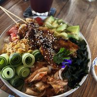 Vegan satai bowl   at Mudra in Ubud