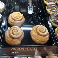 vegan flavour - cinnamon roll $1.90 at Dunkin' - Waterway Point in Northeast Singapore
