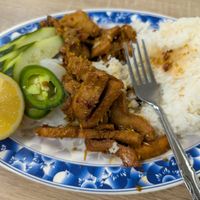 Lemongrass chicken at Veggie Life Restaurant in South El Monte