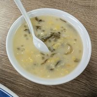 Savory pudding, complementary dessert at Veggie Life Restaurant in South El Monte