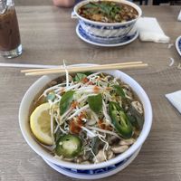 Beef Bowl Soup  at Veggie Life Restaurant in South El Monte
