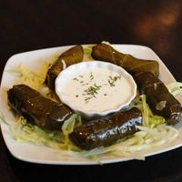 Stuffed Vine/Grape Leaves at Adonis Mediterranean Cuisine in Oakville