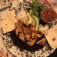 Cuban Beans and Rice (-tomato +tofu) at Wild Craft Eatery in Boone