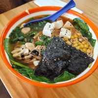 Vegan ramen at People's Cafe in Berkeley