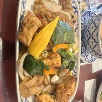 Tofu Drunken Noodles Lunch Special   at Siam Classic in Manassas