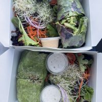 The GTB in rice paper wrap at Nature's Health Food and Cafe in Palm Springs