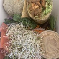 Guacamole soy chicken wrap  at Nature's Health Food and Cafe in Palm Springs