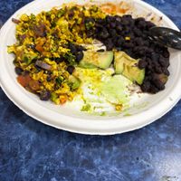 Tofu Scramble with Black Beans 🫘   at Nature's Health Food and Cafe in Palm Springs