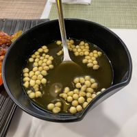 Pani puri sauce   at Woodlands (Tsim Sha Tsui) in Kowloon
