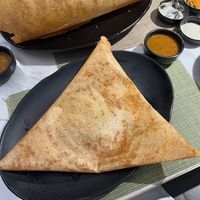 Mushroom masala dosa  at Woodlands (Tsim Sha Tsui) in Kowloon