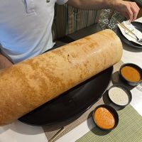 Paper dosa  at Woodlands (Tsim Sha Tsui) in Kowloon