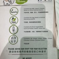 Incorrect definition of vegetarian  at Woodlands (Tsim Sha Tsui) in Kowloon