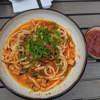 Vegan Dan Dan noodles at Datsun in Ottawa