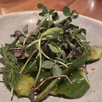 Smashed cucumber salad  at Datsun in Ottawa