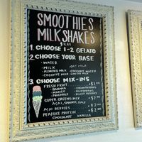 Smoothie milkshake  #Veganuary at Made In Rome Organic Gelato in Siesta Key