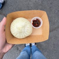 veg bun  at House of Bao in San Diego