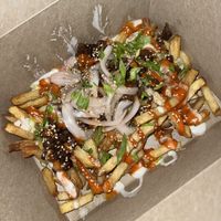 half order of bulgogi friess  at Modern Times Far West Lounge in Encinitas