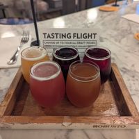 All the sours they had at the moment at Modern Times Far West Lounge in Encinitas