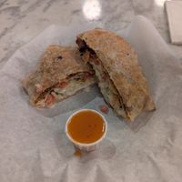 Crunch wrap at Modern Times Far West Lounge in Encinitas