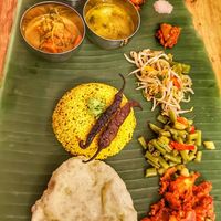 Millet Banana Leaf at Kafe Ssihat in Malacca