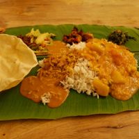 Banana Leaf Meal. at Kafe Ssihat in Malacca