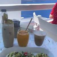 Fresh OJ to die for!  at Galini Cafe in Santorini