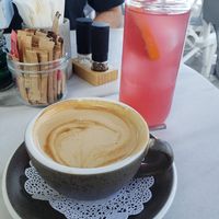  at Galini Cafe in Santorini