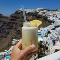   Smoothie at Galini Cafe in Santorini