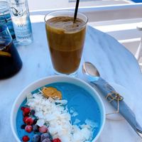 Mermaid Nice Cream at Galini Cafe in Santorini