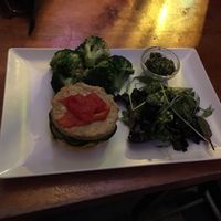 Crusted Mediterranean vegetable bake  at InSpiral Lounge in North West London