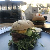 Vegan burger   at Thrill Grill in Haarlem