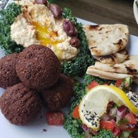 Falafel Plate at Arles and Boggs  in Wallingford
