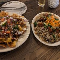 Nachos and fried rice at Arles and Boggs  in Wallingford