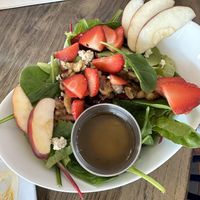Strawberry salad  at Arles and Boggs  in Wallingford