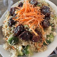 Tofu fried rice   at Arles and Boggs  in Wallingford