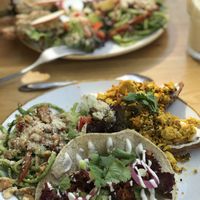 Savory tasting, so much lovely food! at Sync-Ok in Deventer