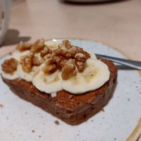 Vegan bananenbrood at Sync-Ok in Deventer