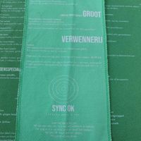 Menu at Sync-Ok in Deventer